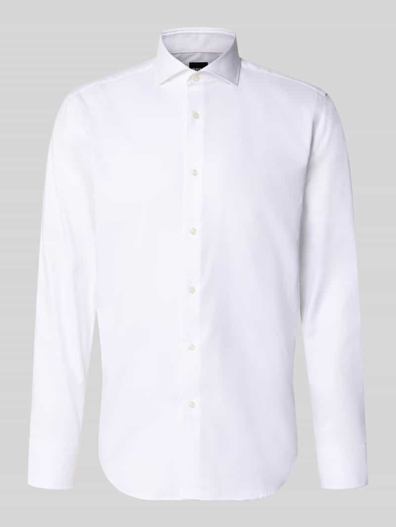 Koszula biznesowa o kroju regular fit z czystej bawełny model 'H-JOE-SP'