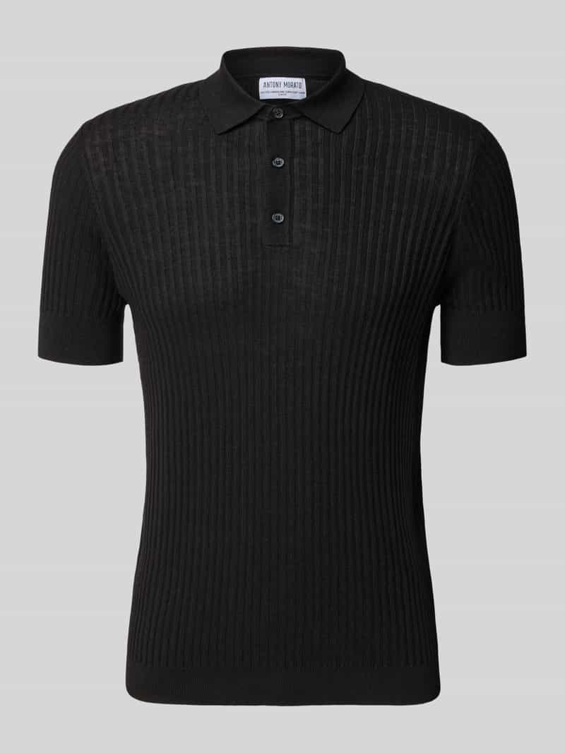 Koszulka polo o kroju slim fit z mieszanki wiskozy