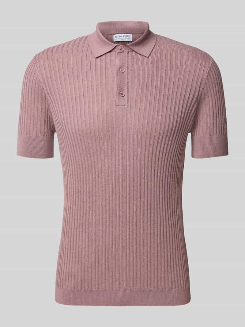 Koszulka polo o kroju slim fit z mieszanki wiskozy