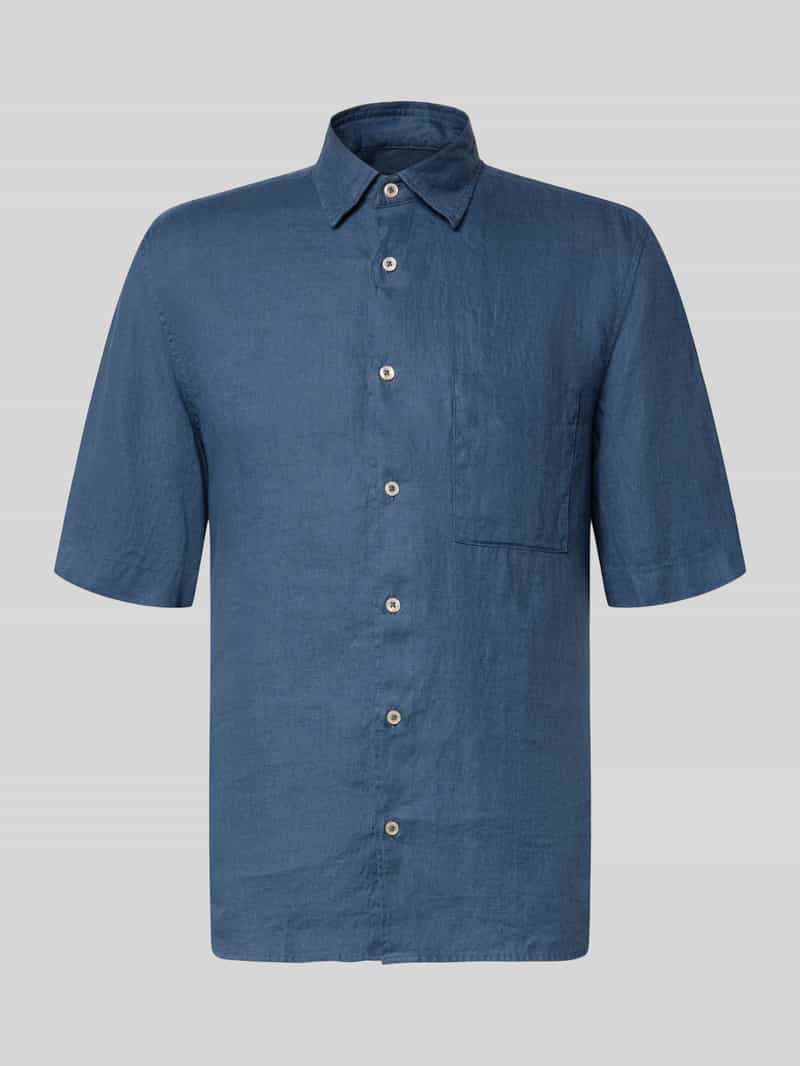 Koszula casualowa o kroju regular fit z czystego lnu