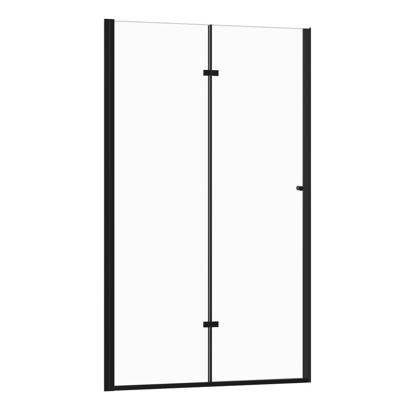 Drzwi prysznicowe składane ALDEN SEVANTE 85 cm czarne 1 szt.