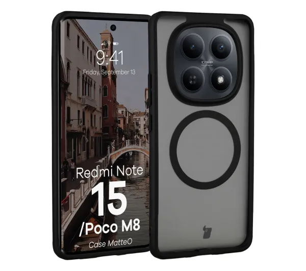 Bizon MatteO do Xiaomi Redmi Note 15 / POCO M8 5G Czarny