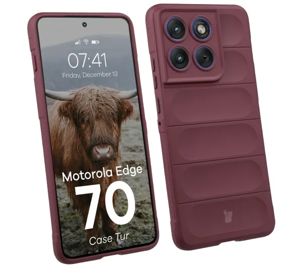 Bizon Tur do Motorola Edge 70 Ciemnofioletowy