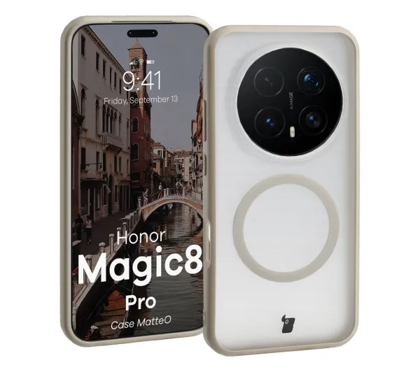 Bizon MatteO do Honor Magic8 Pro Beżowy