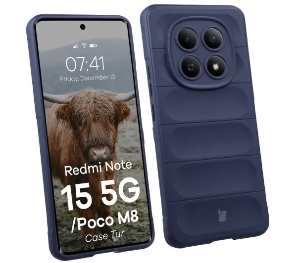 Bizon Tur do Xiaomi Redmi Note 15 5G / Xiaomi POCO M8 5G Granatowy