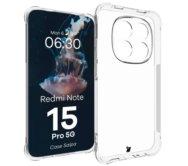 Bizon Salpa do Xiaomi Redmi Note 15 Pro 5G Przezroczysty