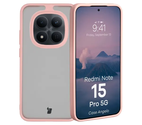 Bizon Angelo do Xiaomi Redmi Note 15 Pro 5G Jasnoróżowy