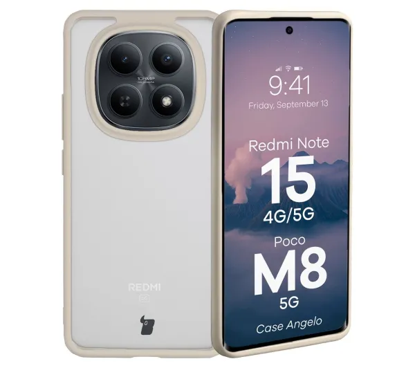 Bizon Angelo do Xiaomi Redmi Note 15 / POCO M8 5G Beżowy