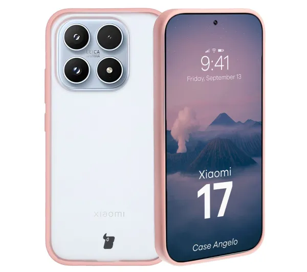 Bizon Angelo do Xiaomi 17 Jasnoróżowy