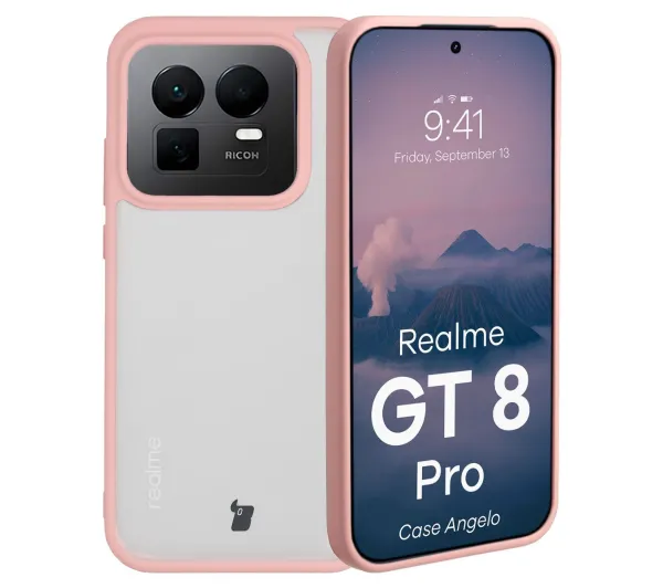 Bizon Angelo do Realme GT 8 Pro Jasnoróżowy