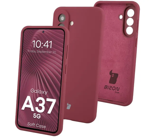 Bizon Soft do Galaxy A37 5G Śliwkowy