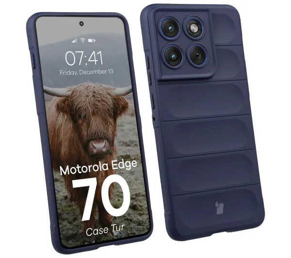 Bizon Tur do Motorola Edge 70 Granatowy