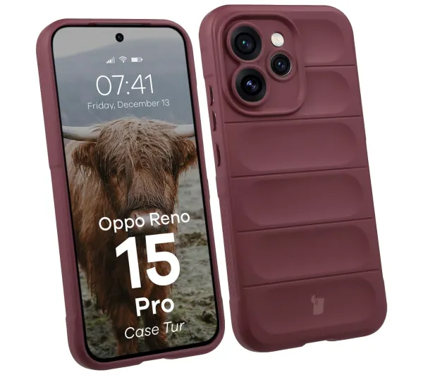 Bizon Tur do Oppo Reno 15 Pro Ciemnofioletowy