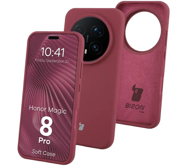 Bizon Soft do Honor Magic8 Pro Śliwkowy