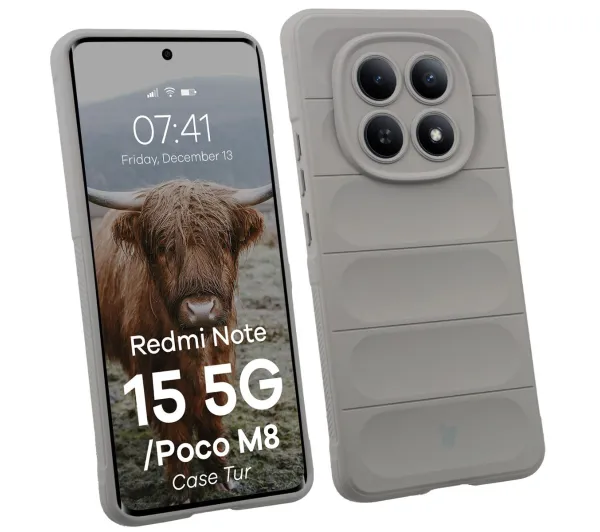 Bizon Tur do Xiaomi Redmi Note 15 5G / Xiaomi POCO M8 5G Jasnoszary