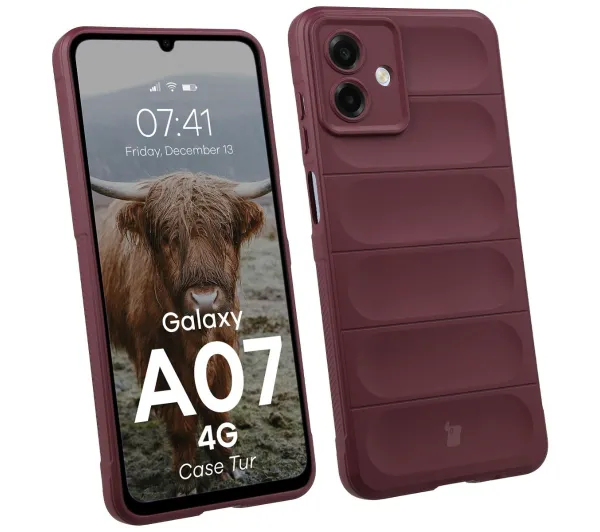 Bizon Tur do Galaxy A07 4G Ciemnofioletowy