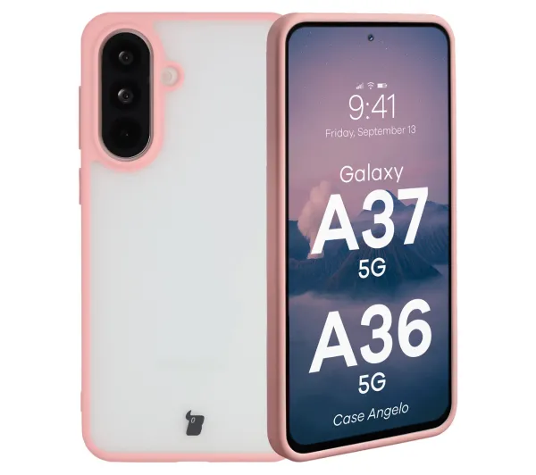 Bizon Angelo do Galaxy A37 5G/A36 5G Jasnoróżowy