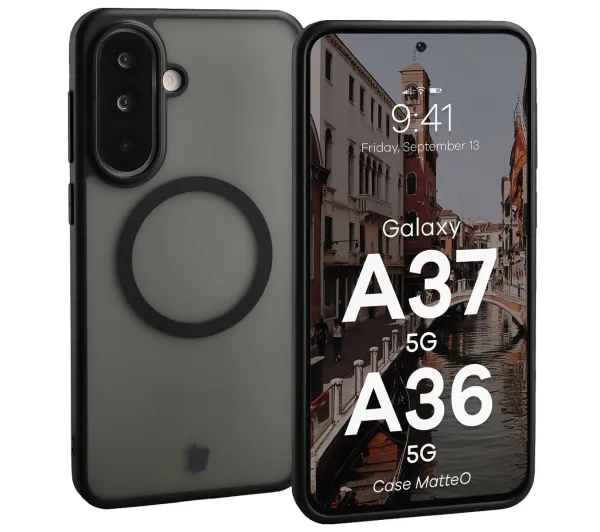 Bizon MatteO do Galaxy A37 5G / A36 5G Czarny