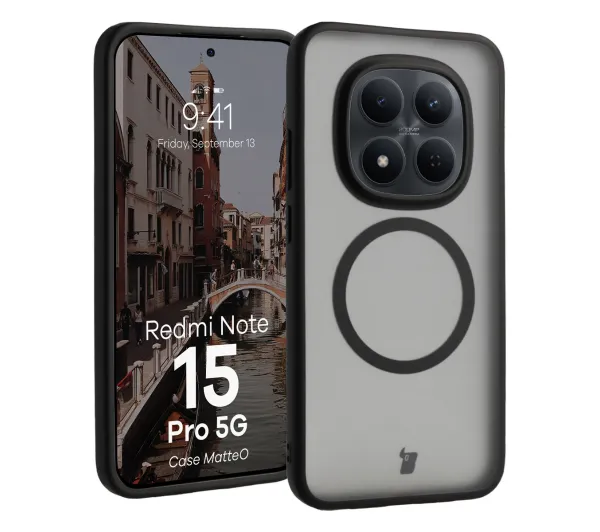 Bizon MatteO do Xiaomi Redmi Note 15 Pro 5G Czarny