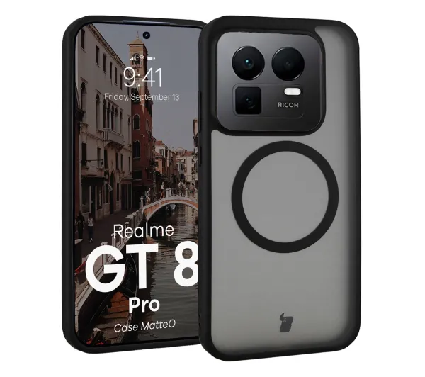 Bizon MatteO do Realme GT 8 Pro Czarny