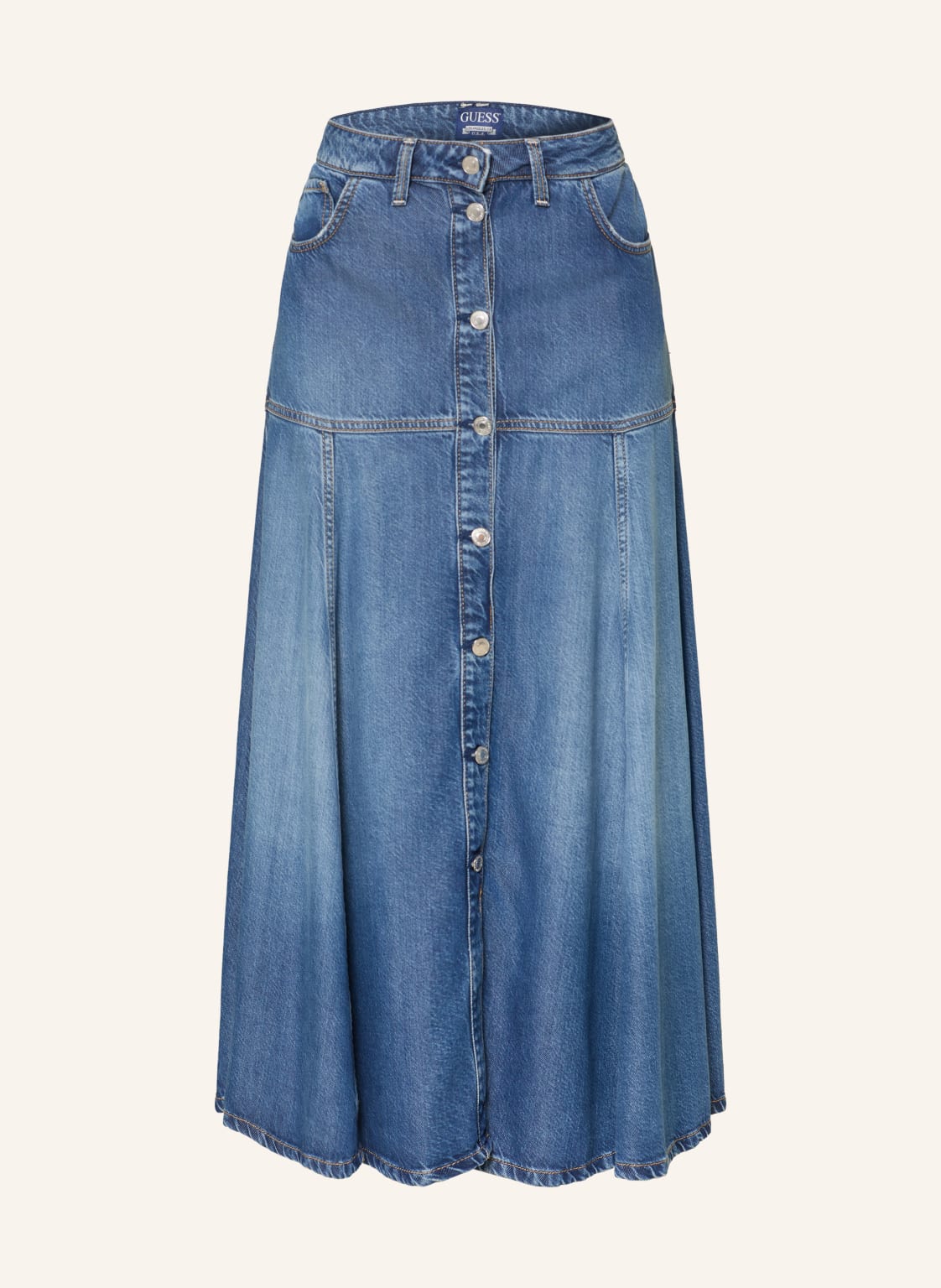 Guess Spódnica Jeansowa Nidia blau