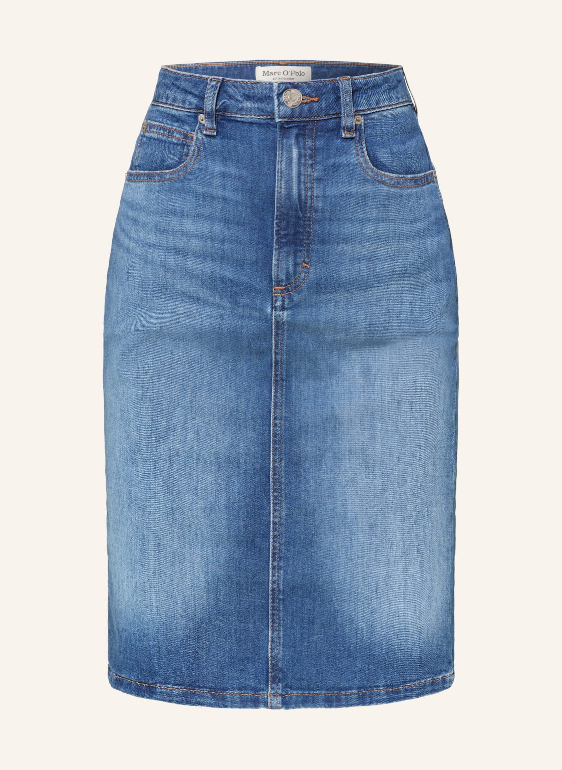 Marc O'polo Spódnica Jeansowa blau