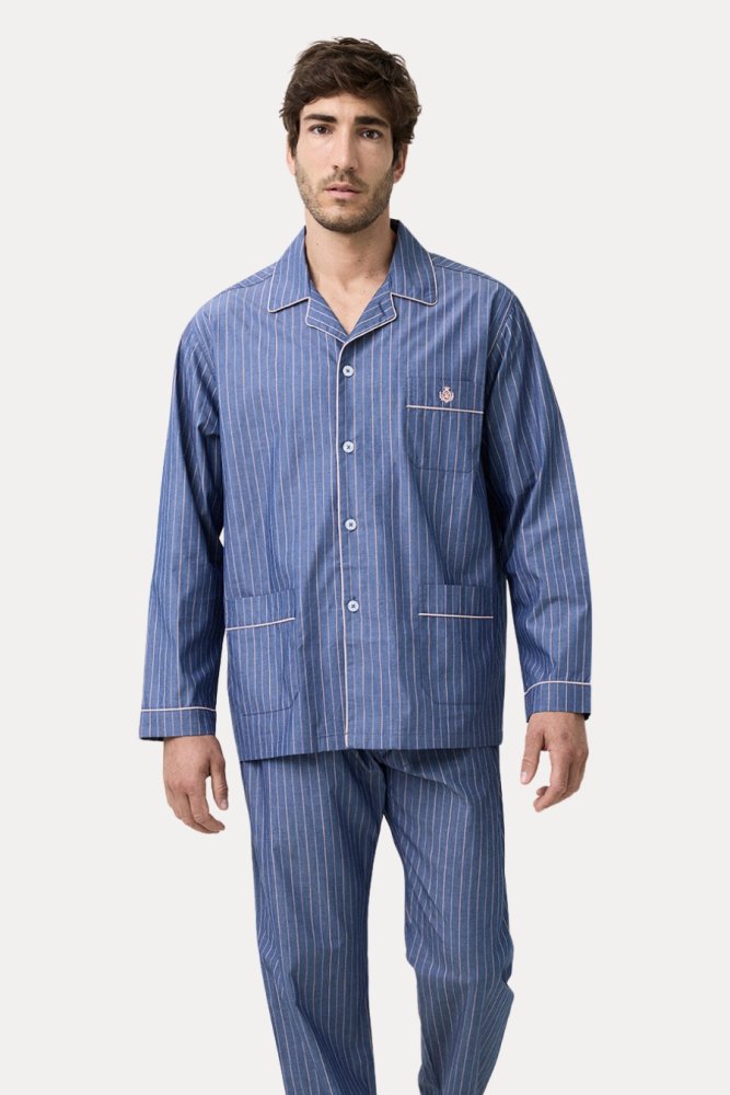 Piżama męska OCTAVIO M Niebieski