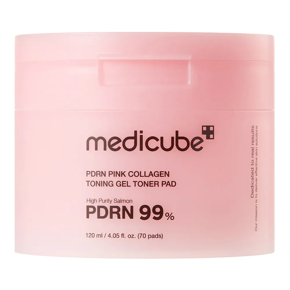Medicube PDRN Pink Collagen tonizujące płatki żelowe z kolagenem 70 sztuk