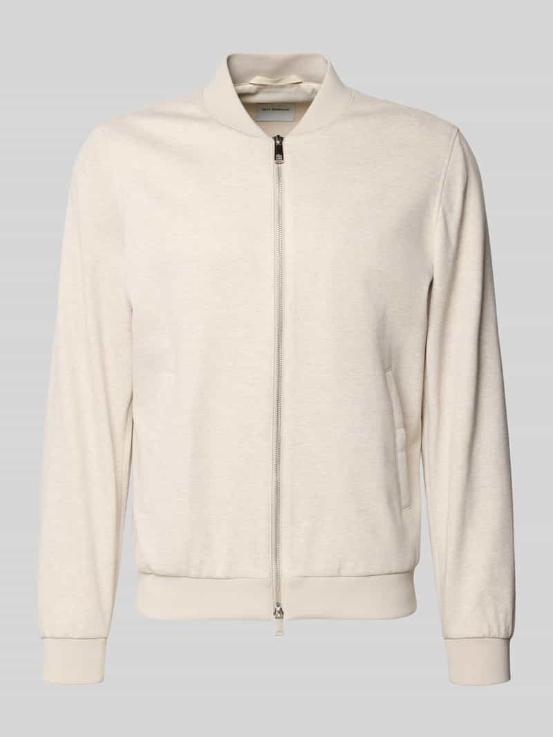 Blouson z mieszanki wiskozy z dwukierunkowym zamkiem błyskawicznym