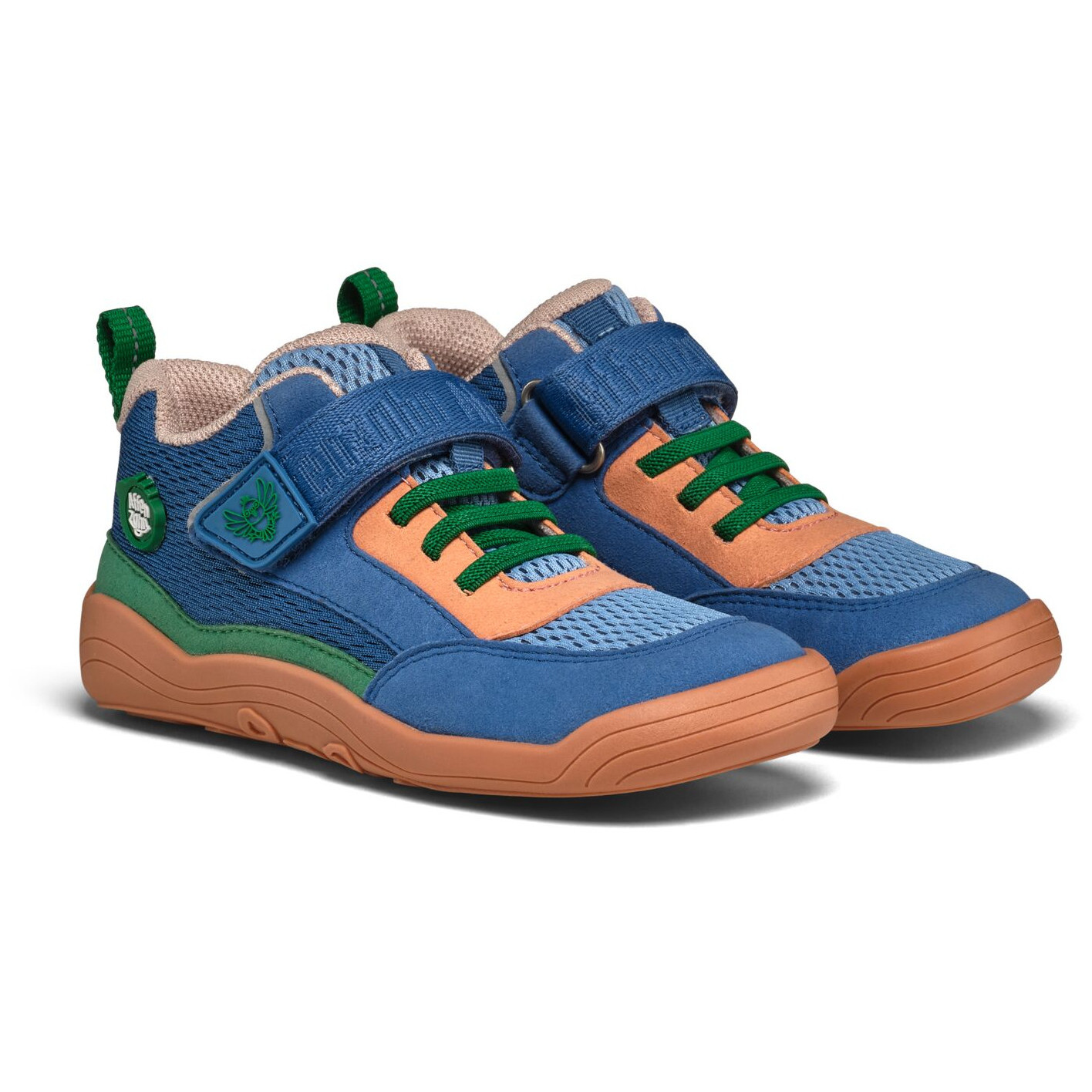 Buty dziecięce Affenzahn Sneaker Vegan Cheerly Rozmiar butów (UE): 26 / Kolor: brązowy/niebieski