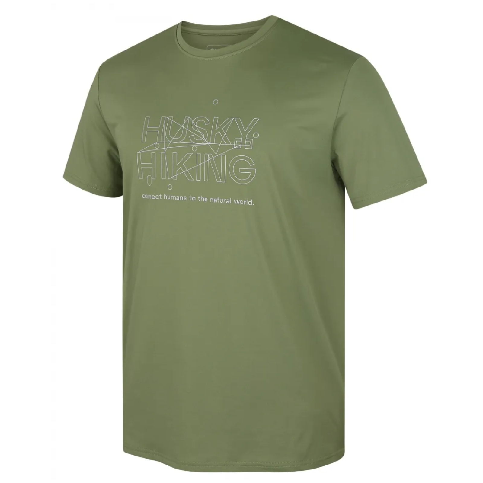 Męska koszulka Husky Tant M Rozmiar: M / Kolor: zielony