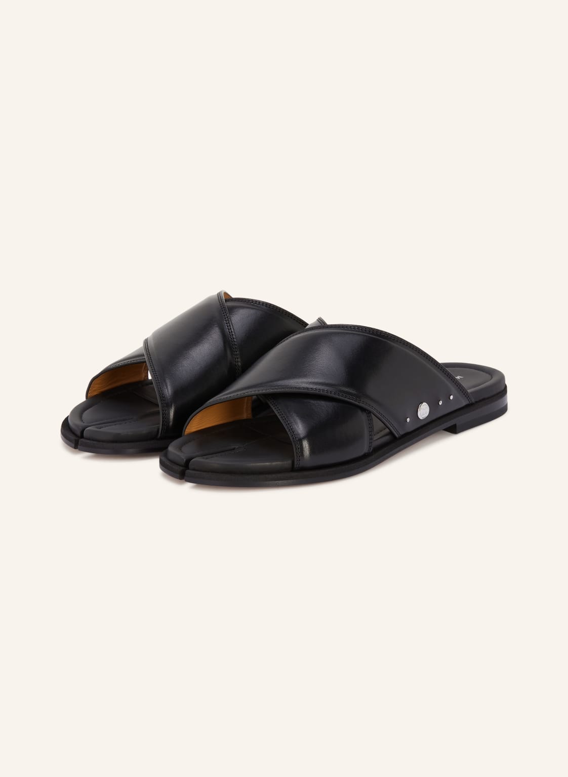Maison Margiela Klapki Tabi schwarz