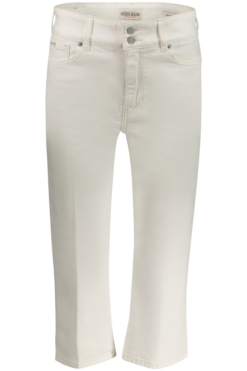 Jeansy marki GUESS JEANS W6GA2GD0131_BIGJOV. Kolor: Biały. Kategoria: Odzież. Płeć: Damski.
