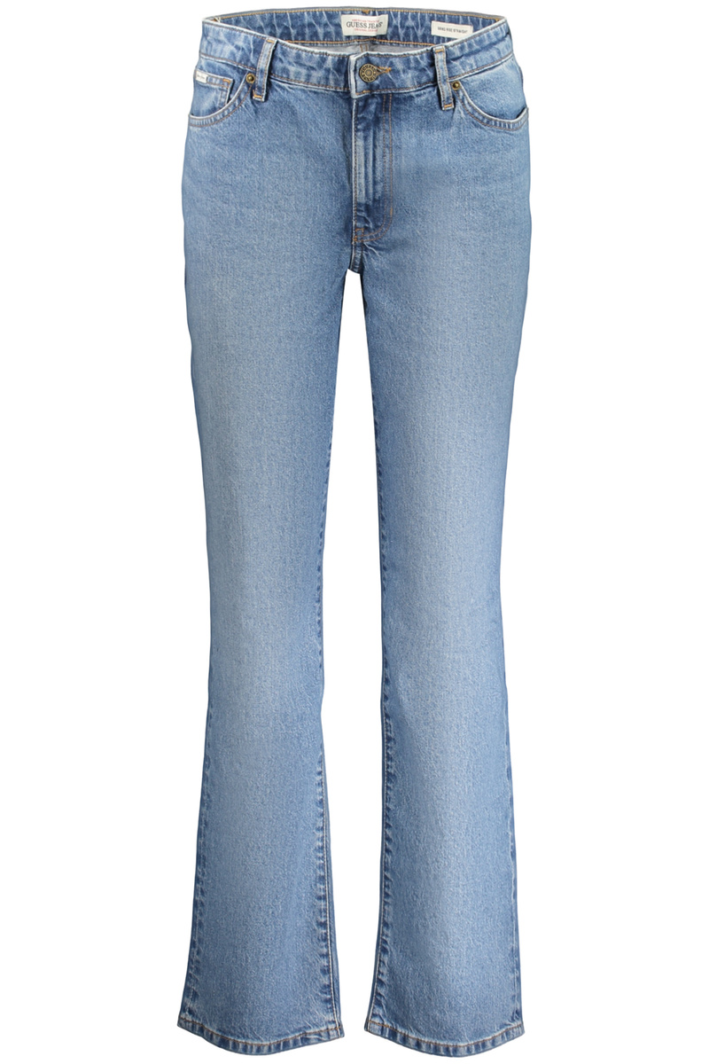 Jeansy marki GUESS JEANS W5YA98D6332_AZINLV. Kolor: Lazurowy. Kategoria: Odzież. Płeć: Damski.
