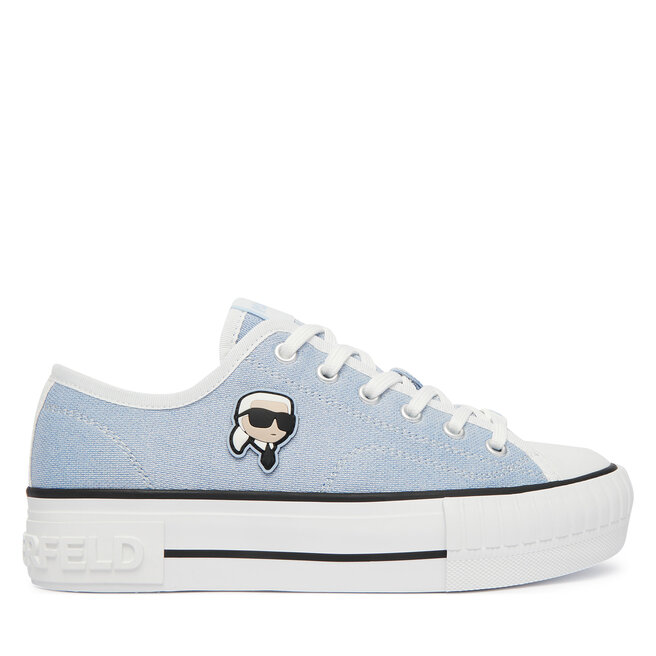 Trampki KARL LAGERFELD Kampus Max NFT KL60424G Niebieski