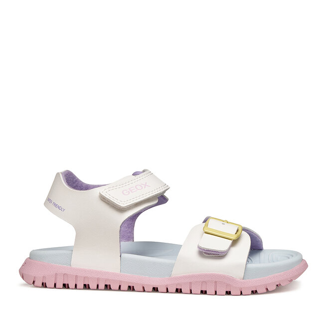 Sandały Geox J Sandal Fusbetto Gi J35HQA 000BC C0653 M Biały