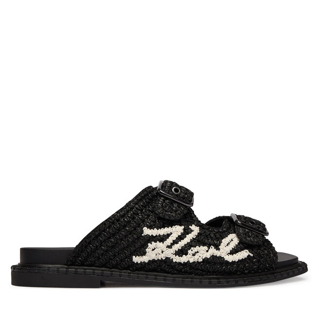 Klapki KARL LAGERFELD Kleo KL81326 Czarny