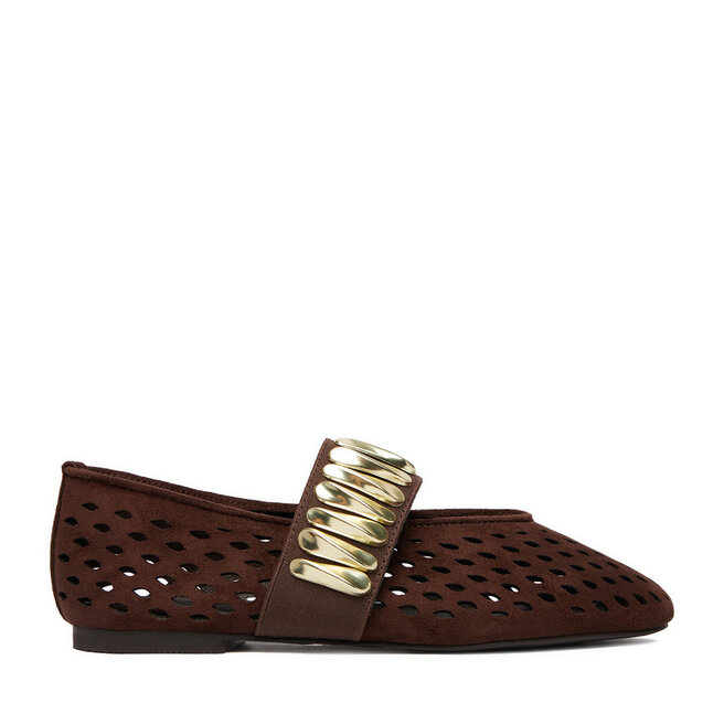 Baleriny DeeZee CEO-HY8171-1 Brązowy
