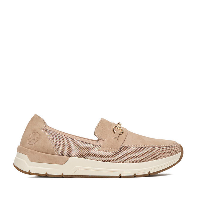 Półbuty Rieker 58955-31 Różowy