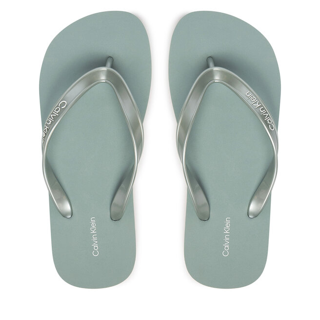 Japonki Calvin Klein Arwa HW0HW02956 Zielony