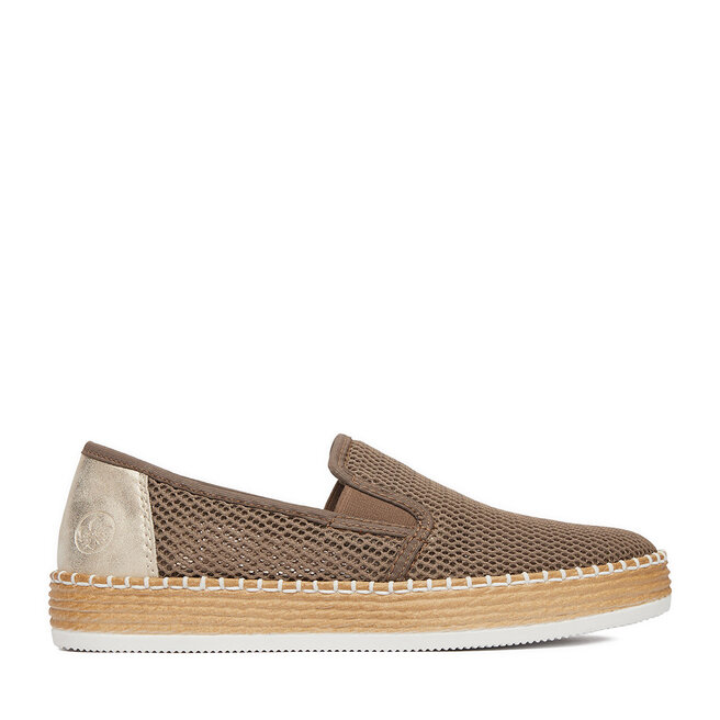 Espadryle Rieker CEO-L7873-64 Szary