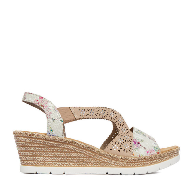 Sandały Rieker CEO-61916-90 Beżowy