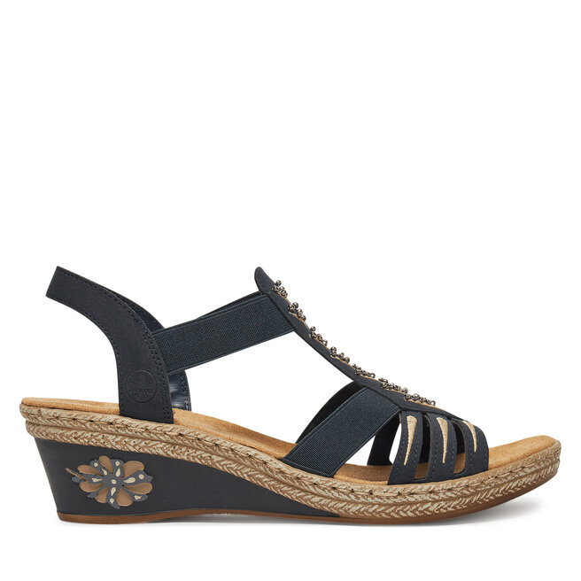 Sandały Rieker V2461-14 Granatowy