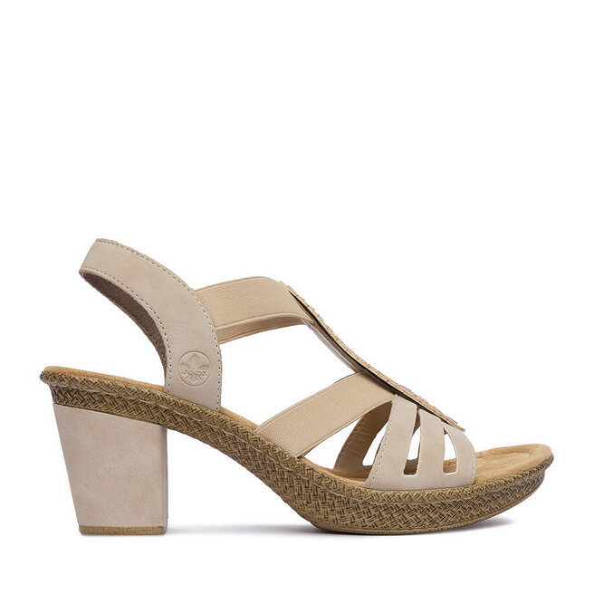 Sandały Rieker CEO-66526-62 Beżowy