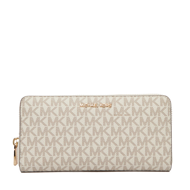 Portfel MICHAEL Michael Kors Jet Set 32F5GJ6T7B Kremowy