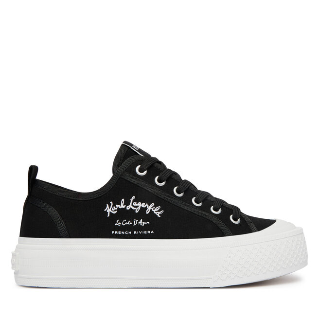 Trampki KARL LAGERFELD Kampus Max V KL60516 Czarny
