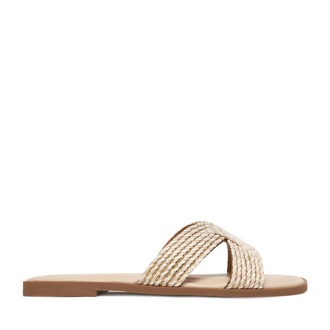 Klapki JENNY CEO-R26SS09215 Écru