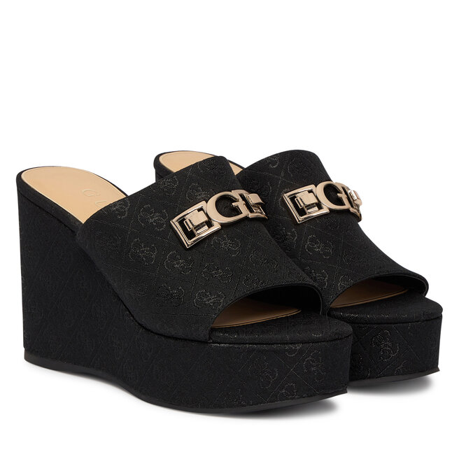 Klapki Guess FLJEVZ FAB04 Czarny