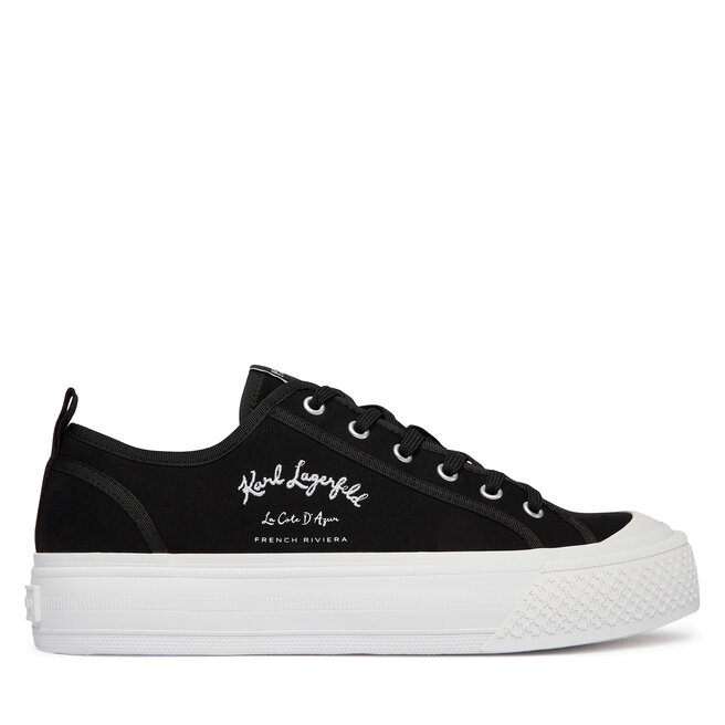 Trampki KARL LAGERFELD Kampus Max V KL50523 Czarny