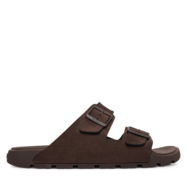 Klapki BOSS Surfley Sand MF 50563157 Brązowy